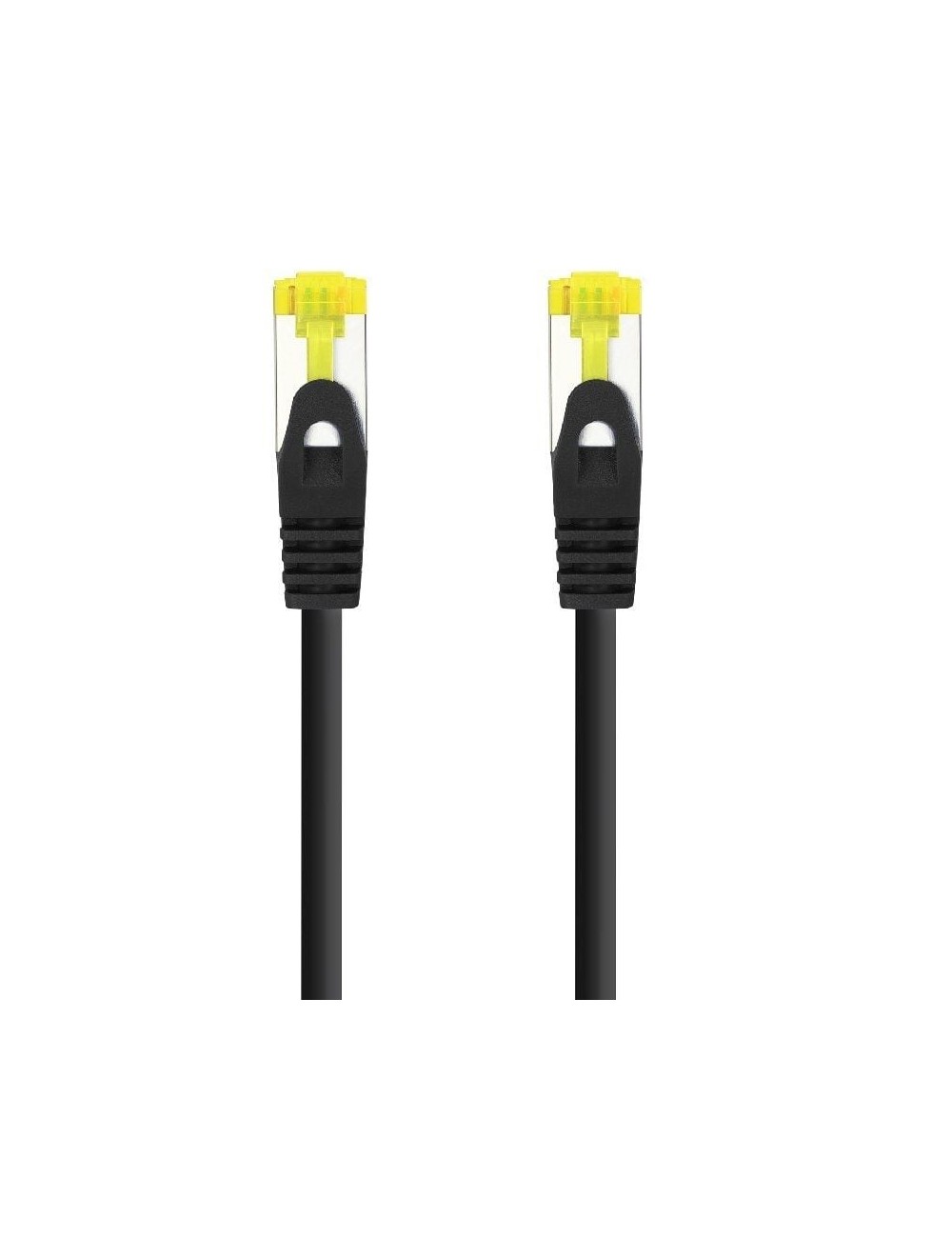 Cable de Red RJ45 SFTP Nanocable 10.20.1900-L25-BK Cat.6A/ LSZH/ 25cm/ Negro