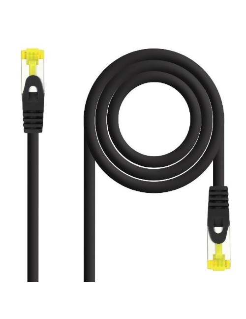 Cable de Red RJ45 SFTP Nanocable 10.20.1900-L25-BK Cat.6A/ LSZH/ 25cm/ Negro