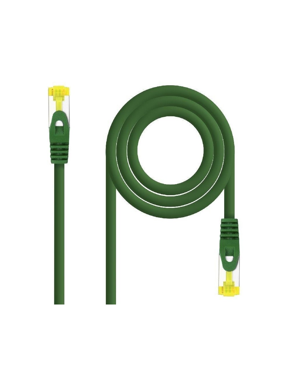 Cable de Red RJ45 SFTP Nanocable 10.20.1900-L25-GR Cat.6A/ LSZH/ 25cm/ Verde