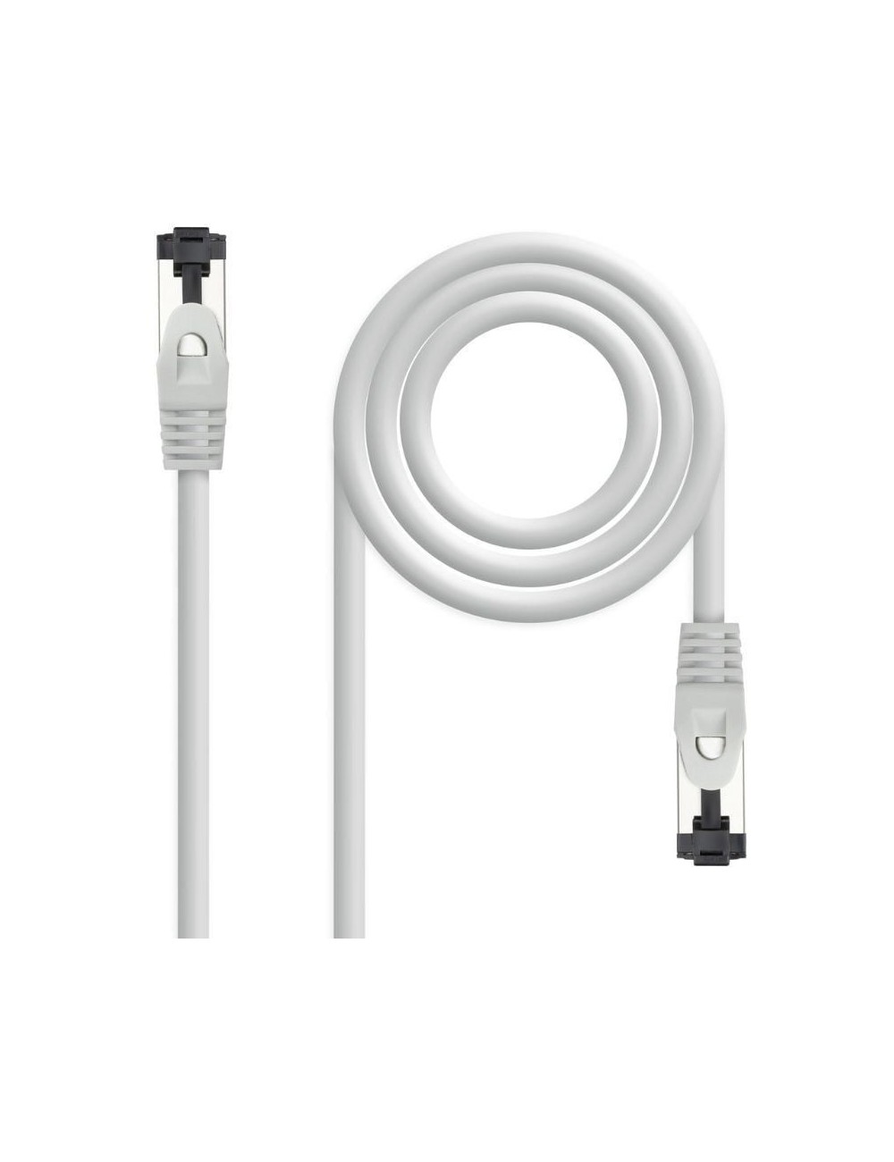 Cable de Red RJ45 SSTP Nanocable 10.20.2002 Cat.8.1/ 2m/ Gris