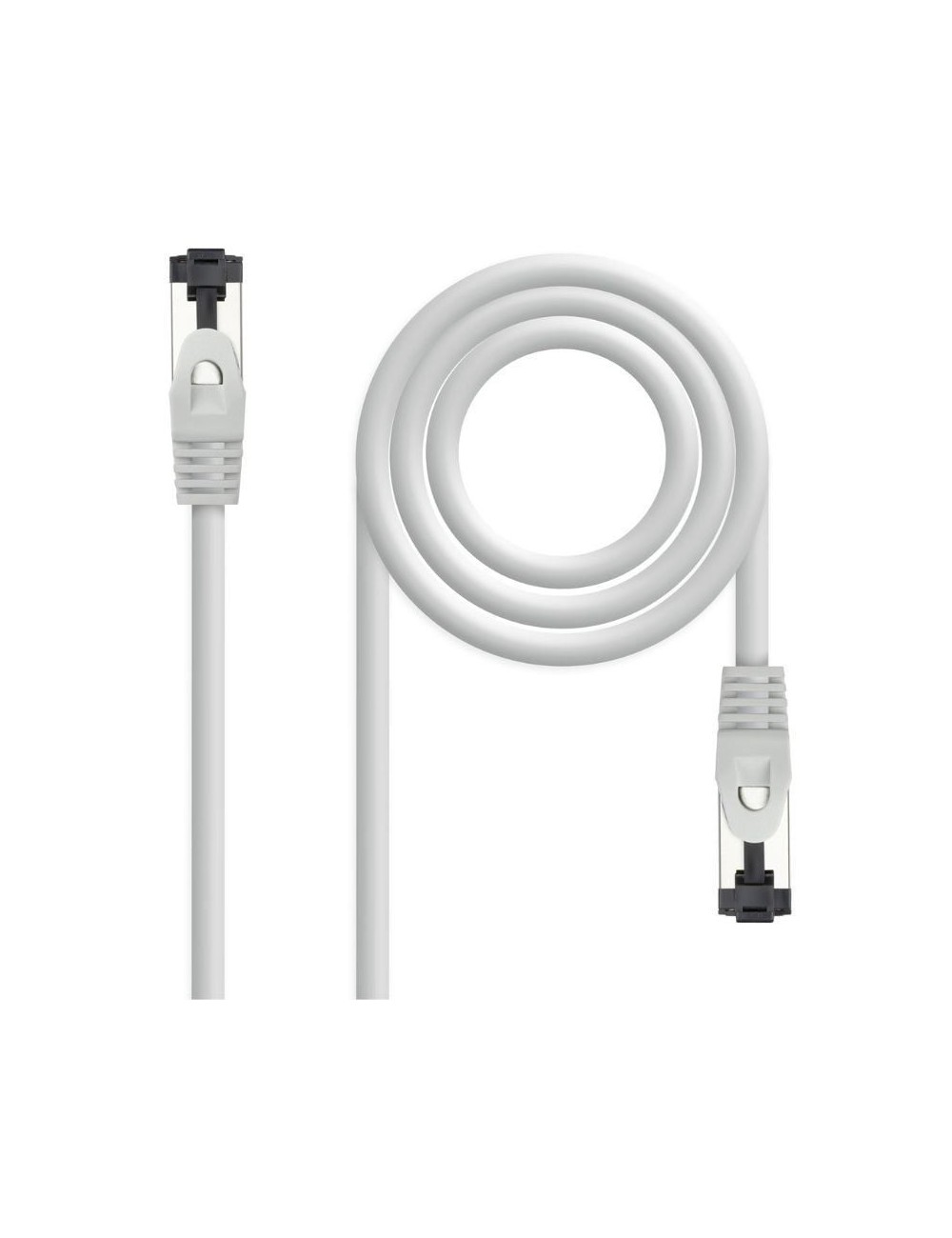 Cable de Red RJ45 SSTP Nanocable 10.20.2003 Cat.8.1/ 3m/ Gris