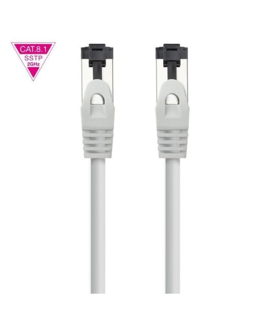 Cable de Red RJ45 SSTP Nanocable 10.20.2005 Cat.8.1/ 5m/ Gris