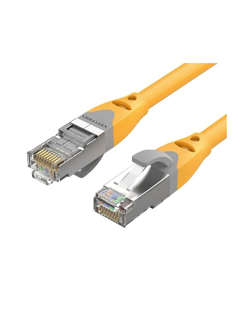 Cable de Red RJ45 SFTP Vention IBHYH Cat.6a/ 2m/ Naranja