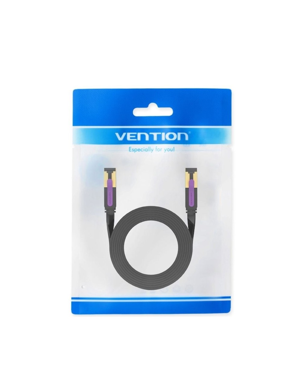 Cable de Red RJ45 STP Vention ICABI Cat.7/ 3m/ Negro