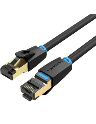 Cable de Red RJ45 SFTP Vention IKABK Cat.8/ 8m/ Negro