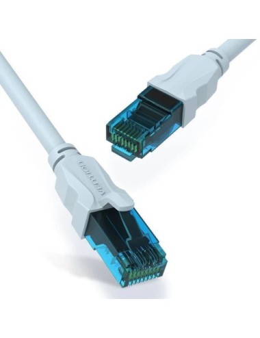 Cable de Red RJ45 UTP Vention VAP-A10-S200 Cat.5e/ 2m/ Azul y Negro
