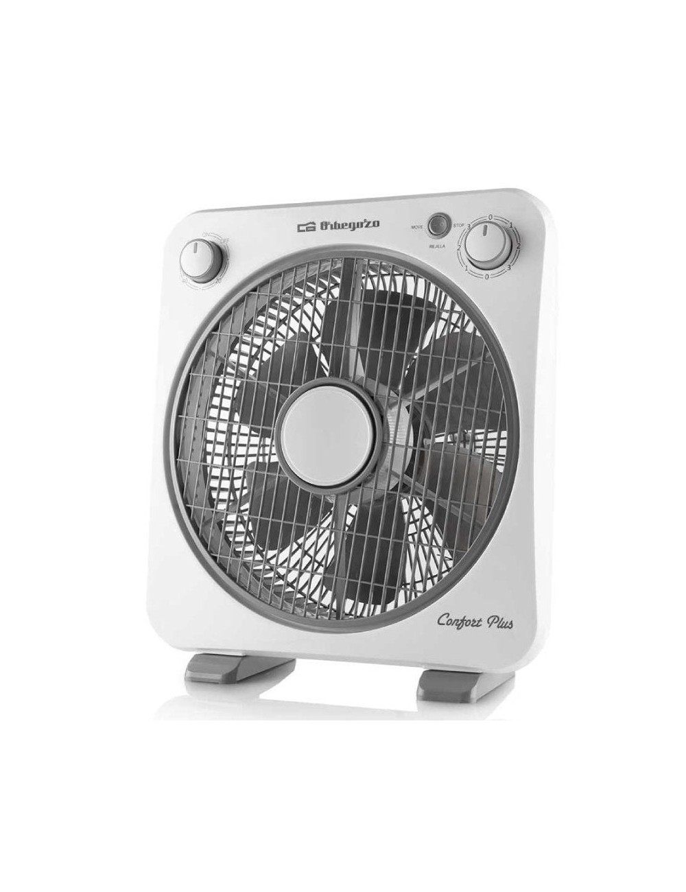 Ventilador de Suelo Orbegozo Box Fan BF 0138/ 40W/ 6 Aspas 30cm/ 3 velocidades