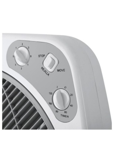 Ventilador de Suelo Orbegozo Box Fan BF 0140/ 60W/ 4 Aspas 40cm/ 3 velocidades