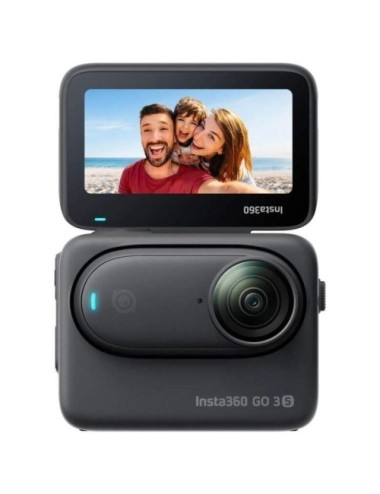 Cámara Digital Deportiva Insta360 GO 3S/ 4K/ Ángulo de visión 180º/ Negra