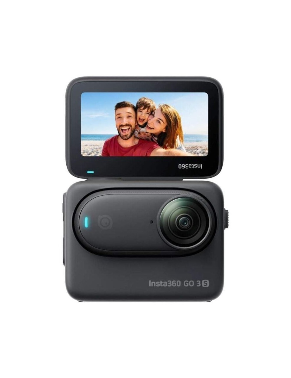 Cámara Digital Deportiva Insta360 GO 3S/ 4K/ Ángulo de visión 180º/ Negra