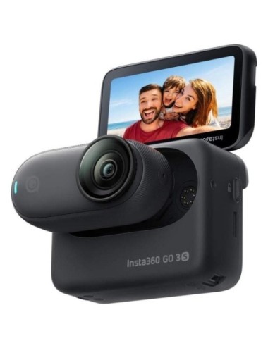 Cámara Digital Deportiva Insta360 GO 3S/ 4K/ Ángulo de visión 180º/ Negra