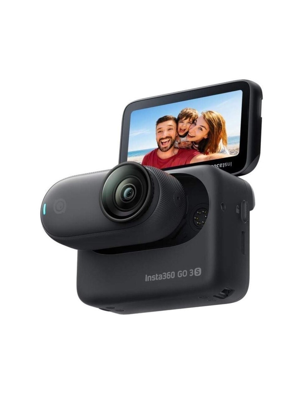 Cámara Digital Deportiva Insta360 GO 3S/ 4K/ Ángulo de visión 180º/ Negra
