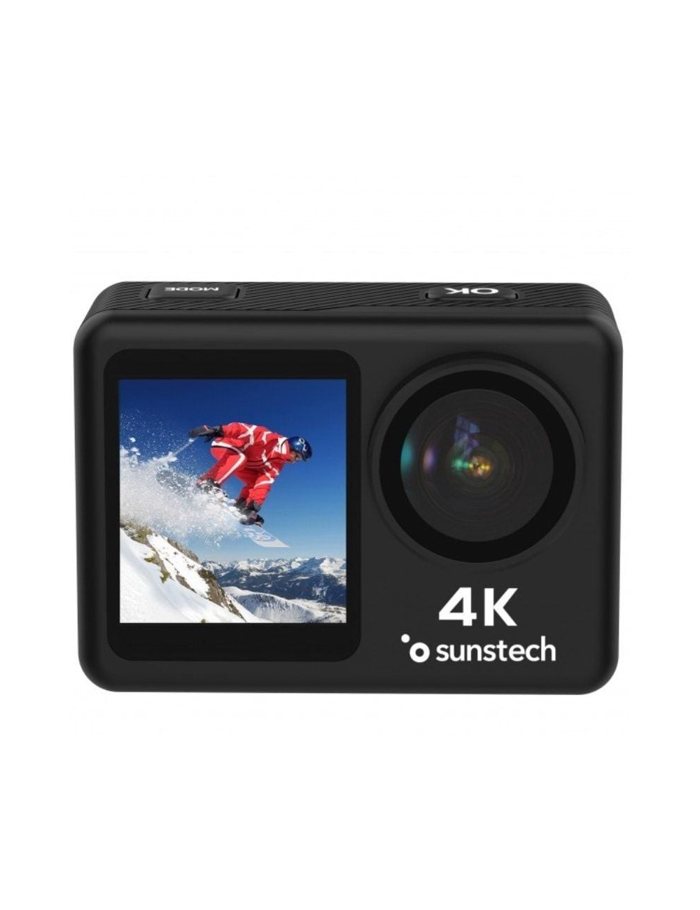 Cámara Digital Deportiva Sunstech Adventure 4K/ 16MP/ Ángulo de visión 170º/ Negra