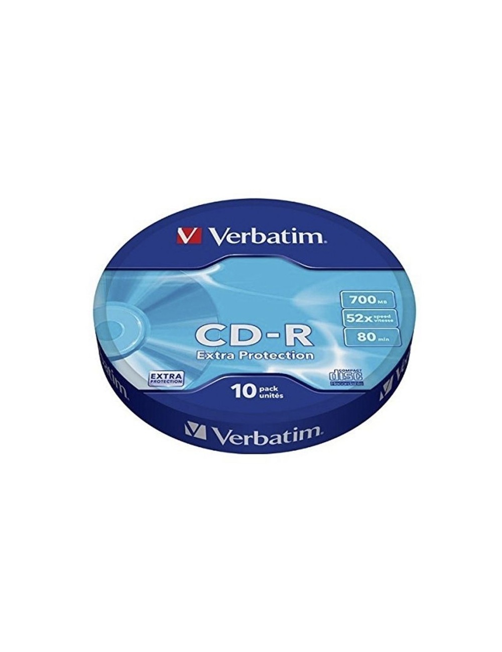 CD-R Verbatim Datalife 52X/ Tarrina-10uds