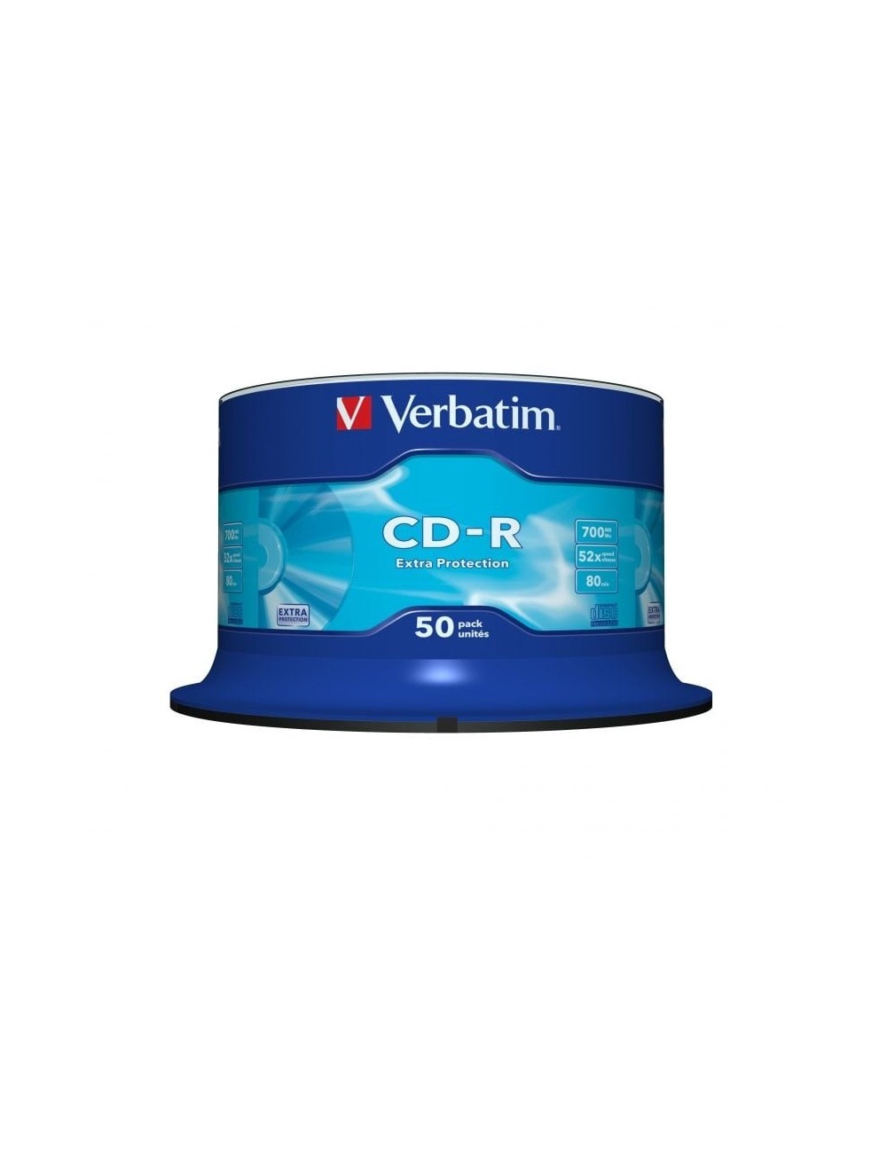 CD-R Verbatim Datalife 52X/ Tarrina-50uds