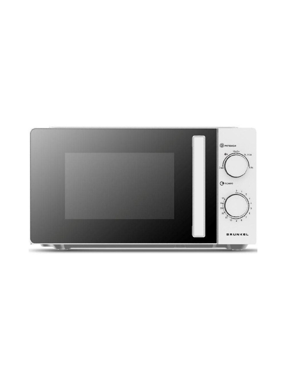 Microondas Grunkel MW-20EASY/ 700W/ Capacidad 20L/ Blanco
