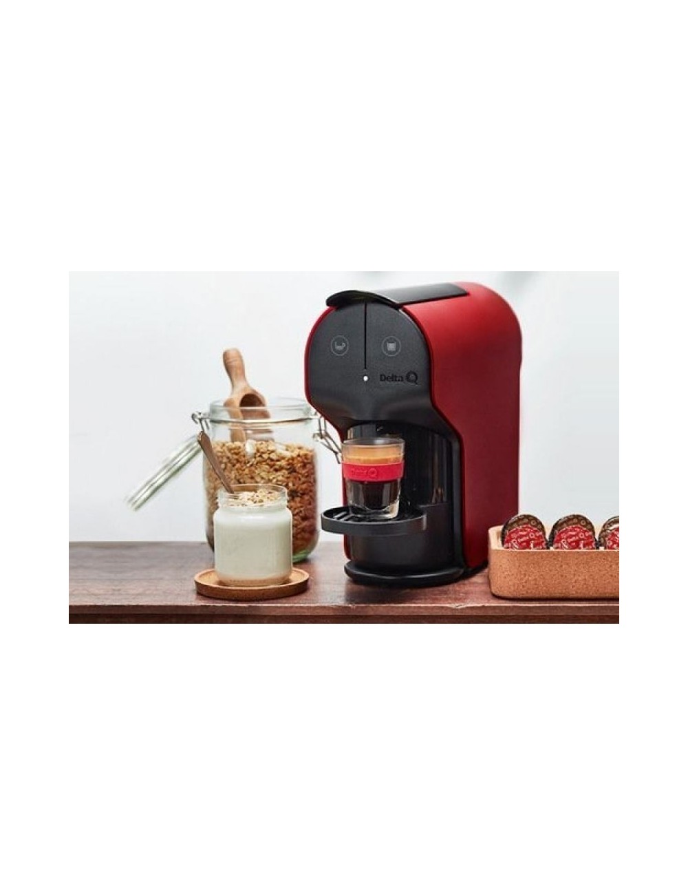 Cafetera de Cápsulas Delta Quick/ Roja