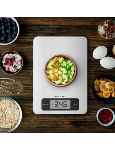 Báscula de Cocina Electrónica Grunkel BC-COOKXT/ hasta 5kg/ Plata