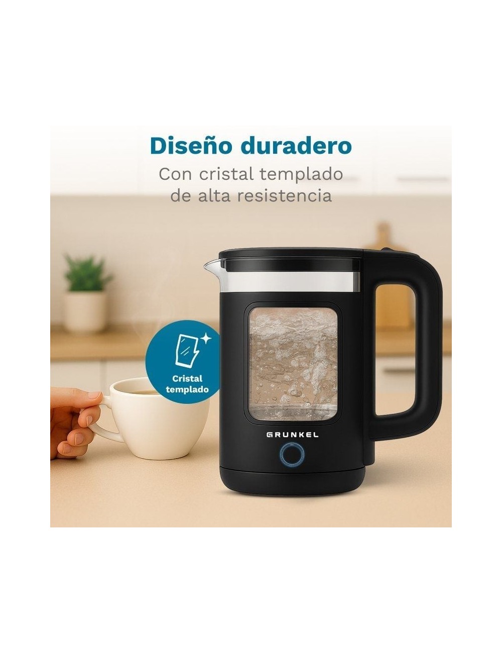 Hervidor de Agua HV-18CWPNG/ 1500W/ Capacidad 1.8L