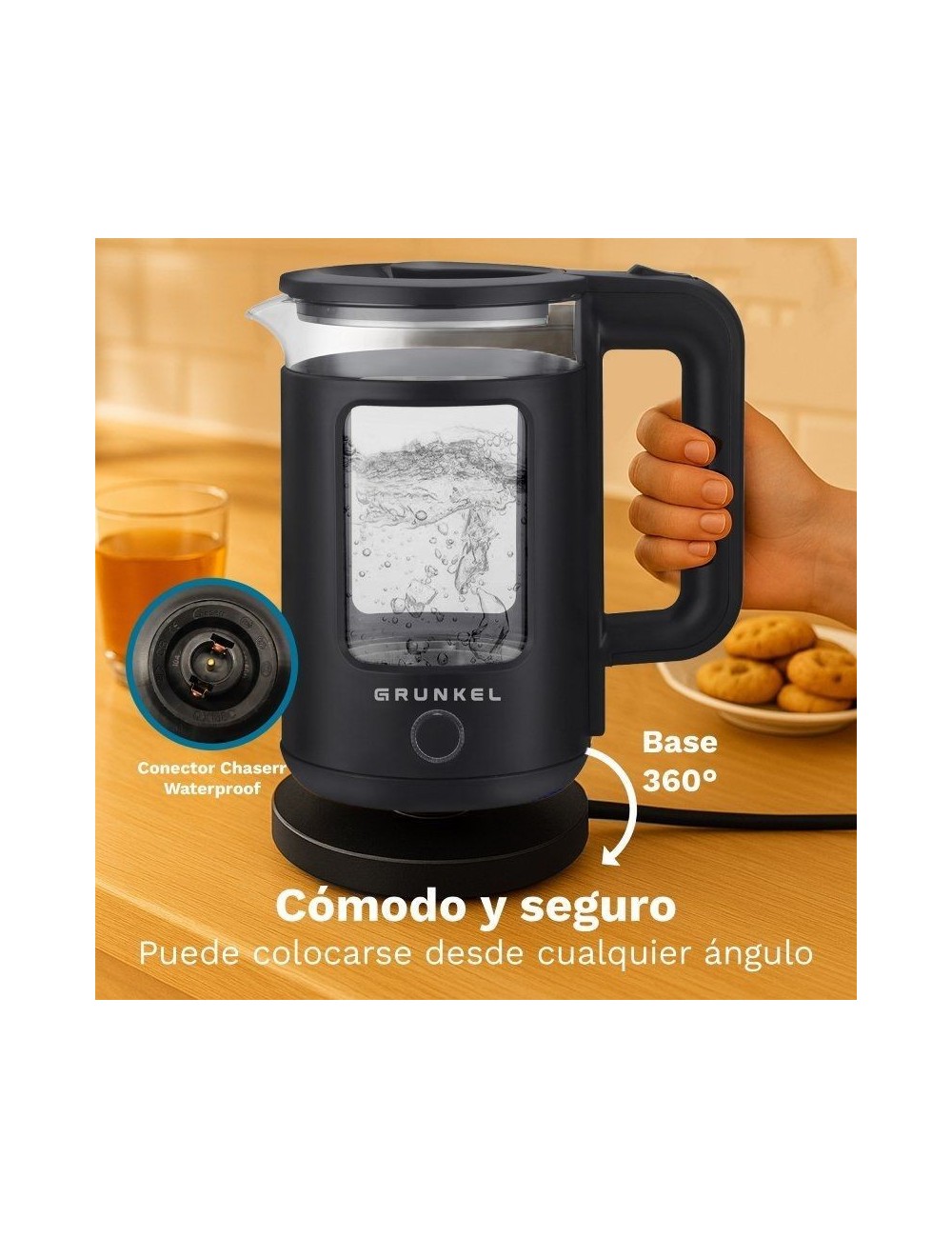 Hervidor de Agua HV-18CWPNG/ 1500W/ Capacidad 1.8L