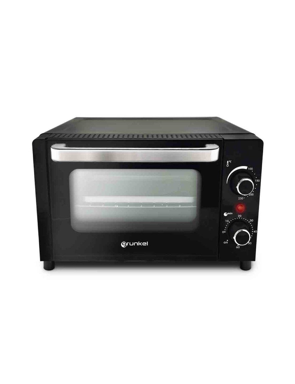 Horno de Sobremesa Grunkel HR-10MINI/ 1600W/ Capacidad 10L/ Negro