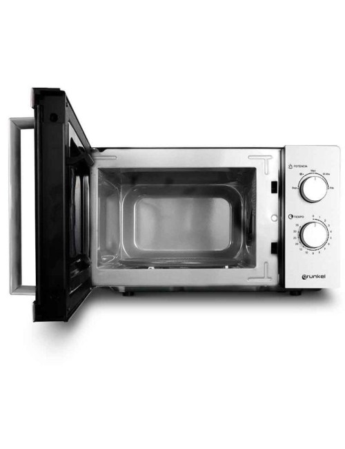 Microondas Grunkel MW-20INOX/ 700W/ Capacidad 20L/ Funcion Grill/ Plata