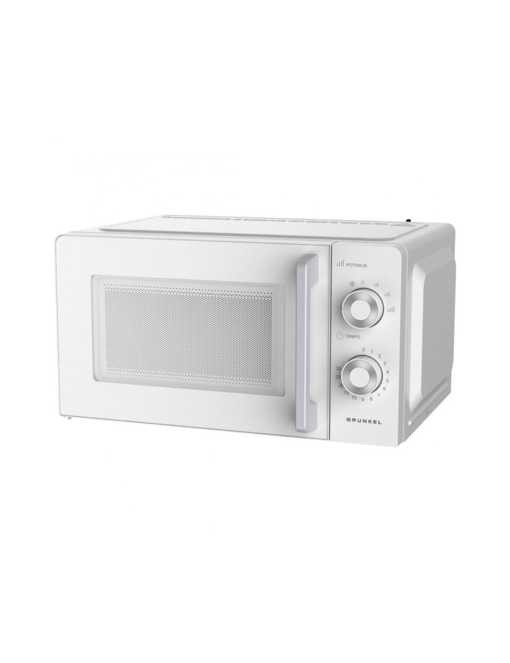 Microondas Grunkel MW-20MG/ 700W/ Capacidad 20L/ Blanco