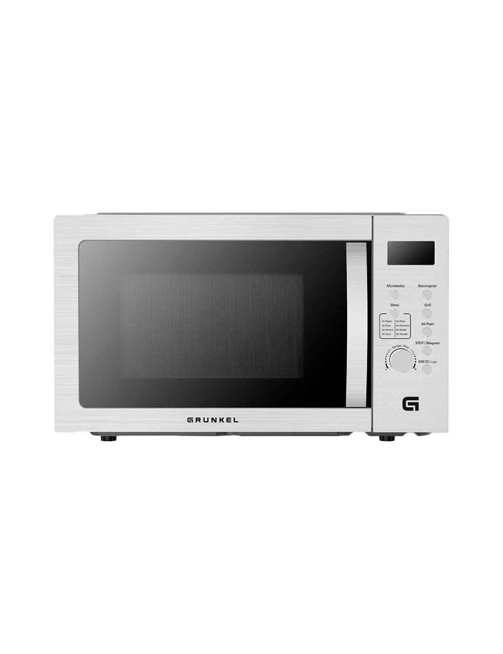 Microondas Grunkel MW-28AIRFRYER/ 900W/ Capacidad 28L/ Función Grill/ Función Airfryer/ Plateado