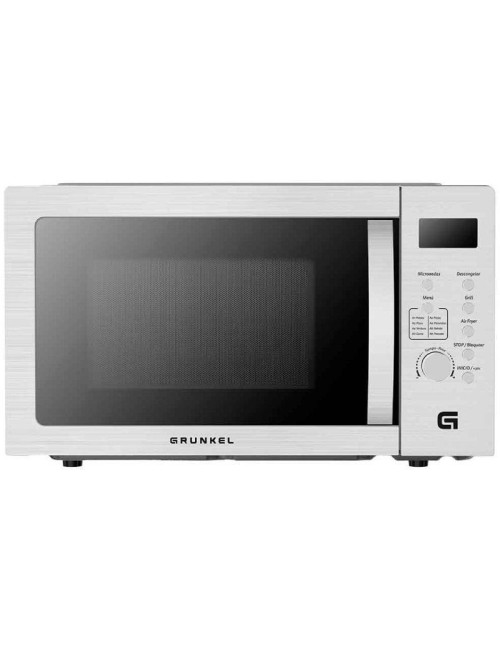 Microondas Grunkel MW-28AIRFRYER/ 900W/ Capacidad 28L/ Función Grill/ Función Airfryer/ Plateado