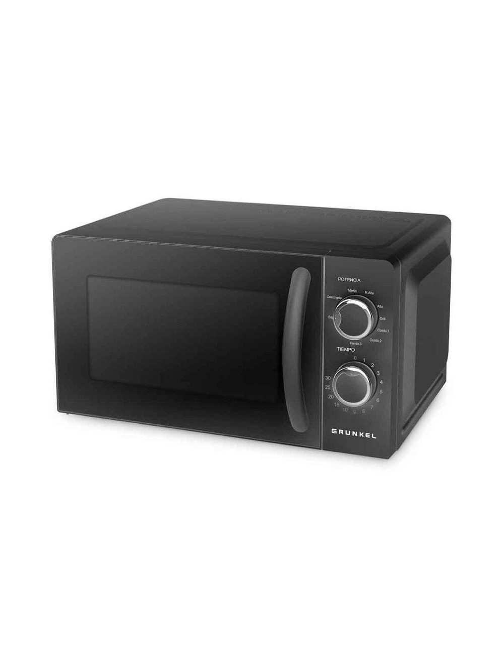 Microondas Grunkel MWG-20NG/ 700W/ Capacidad 20L/ Funcion Grill/ Negro