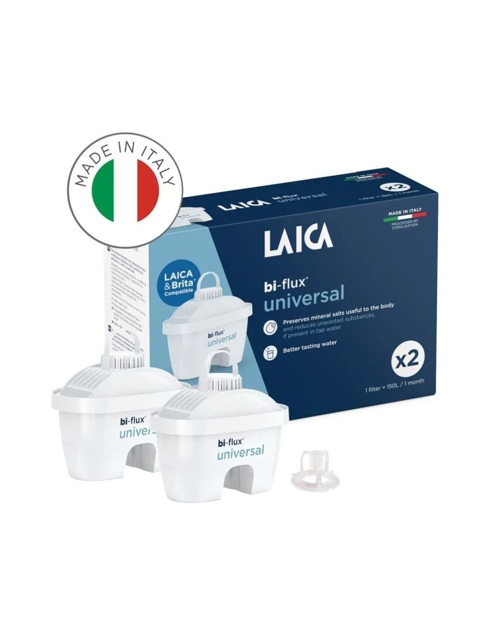 Filtros 2 BI-FLUX Laica Slim F2L Universal