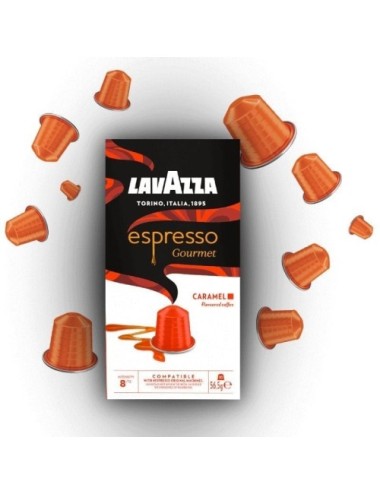 Cápsula Lavazza Espresso Gourmet Caramel para cafeteras Nespresso/ Caja de 10