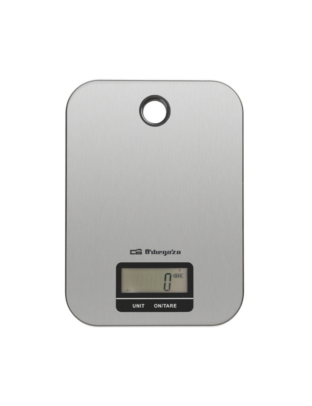 Báscula de Cocina Electrónica Orbegozo PC 1019/ hasta 5kg/ Plata