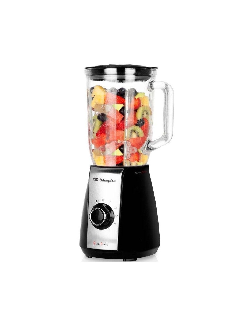 Batidora de vaso Orbegozo BV 6575/ 600W/ 5 Velocidades/ Capacidad 1.5L