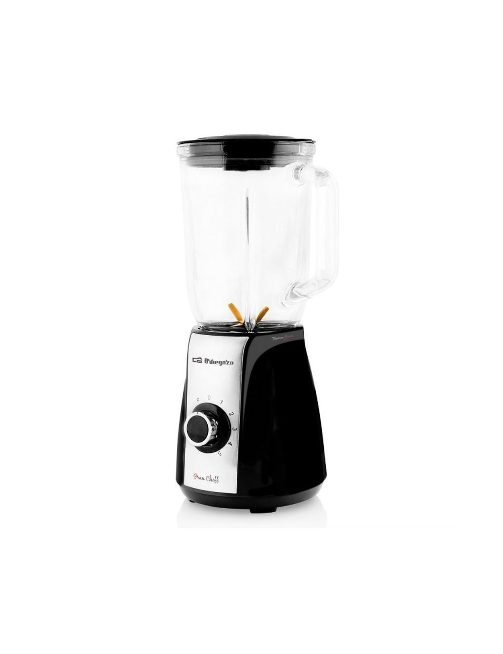 Batidora de vaso Orbegozo BV 6575/ 600W/ 5 Velocidades/ Capacidad 1.5L