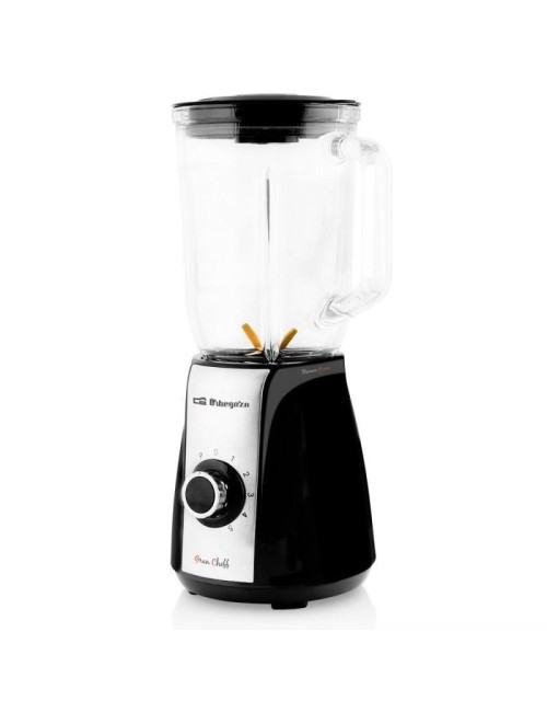Batidora de vaso Orbegozo BV 6575/ 600W/ 5 Velocidades/ Capacidad 1.5L