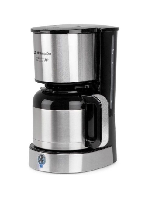 Cafetera de Goteo Orbegozo CG 5020/ 12 Tazas/ Plata