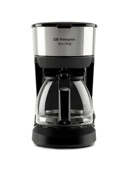Cafetera de Goteo Orbegozo CG 4506/ 6 Tazas/ Negra y Plata