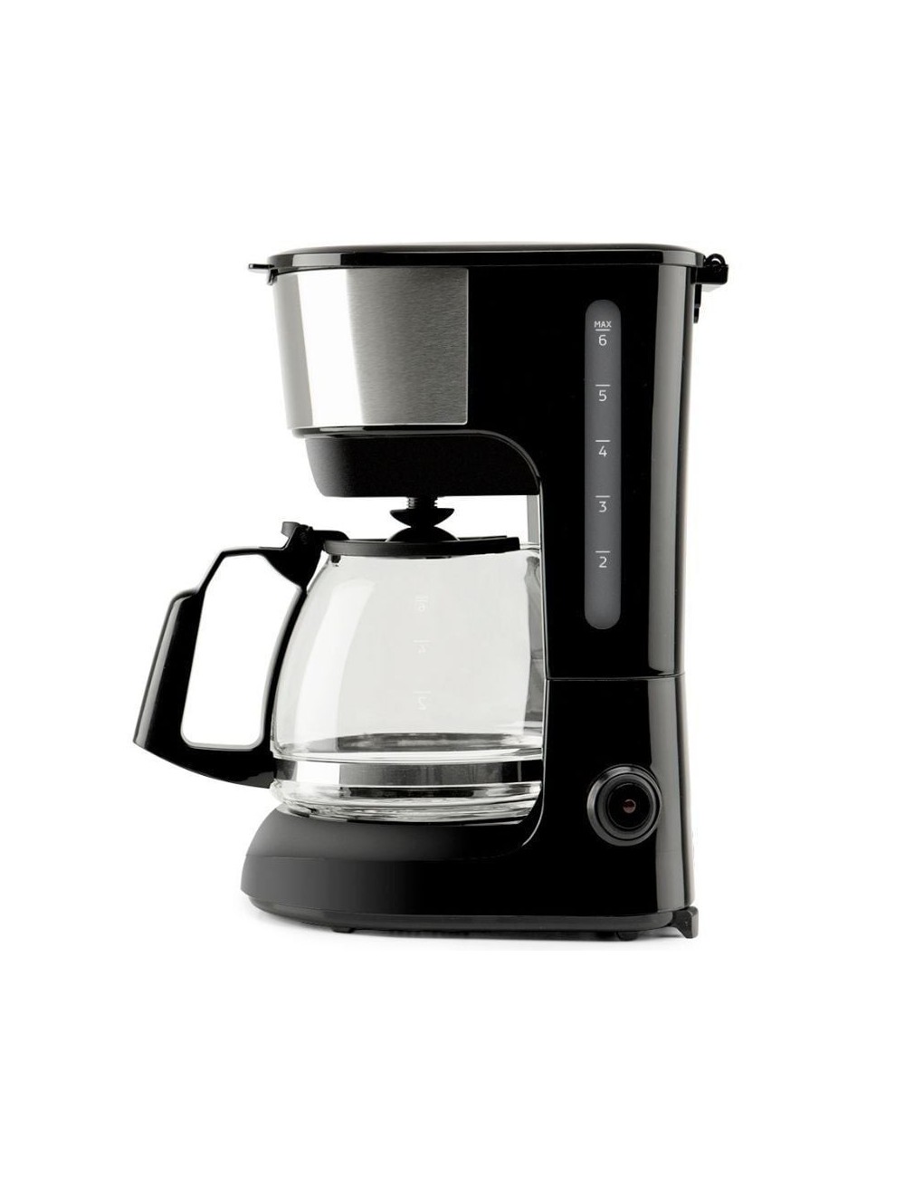 Cafetera de Goteo Orbegozo CG 4506/ 6 Tazas/ Negra y Plata