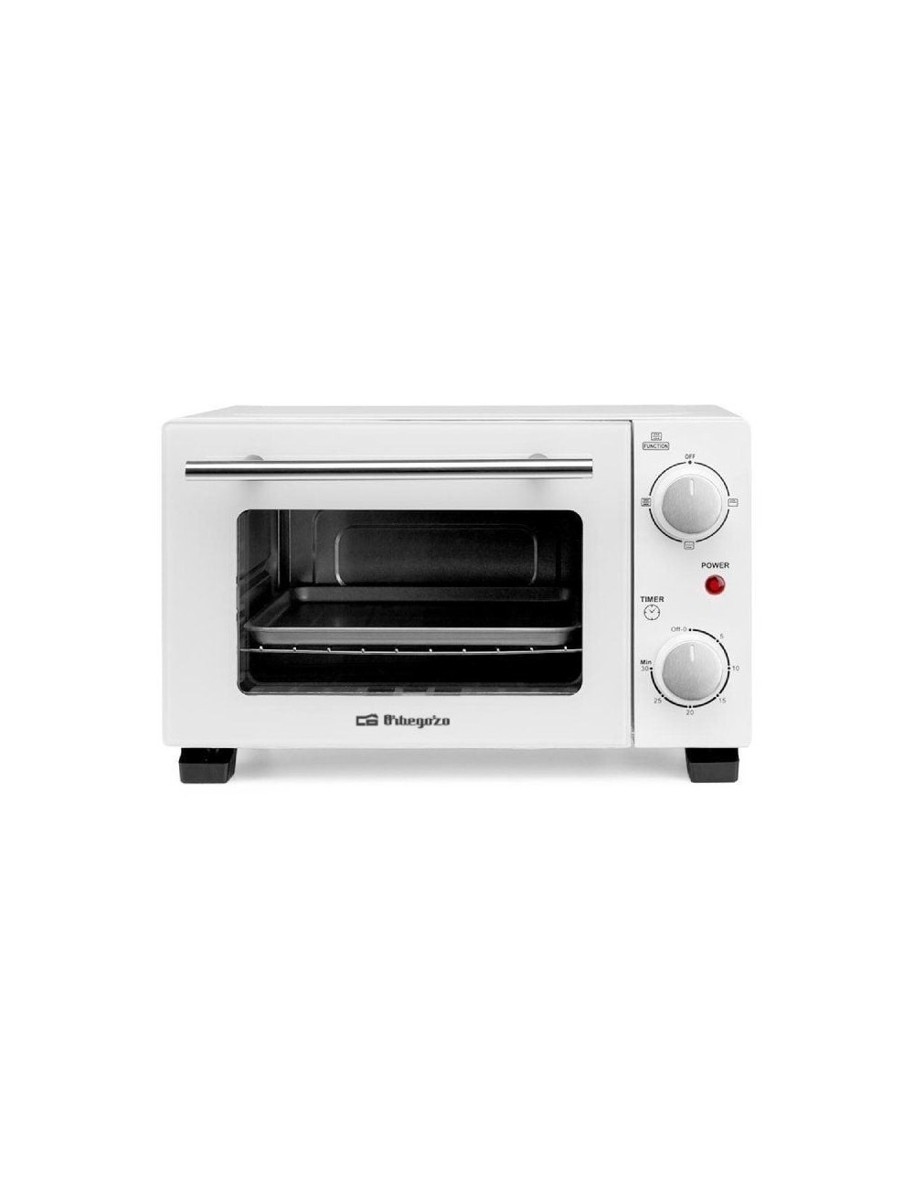 Horno de Sobremesa Orbegozo HO 975/ 800W/ Capacidad 10L/ Blanco