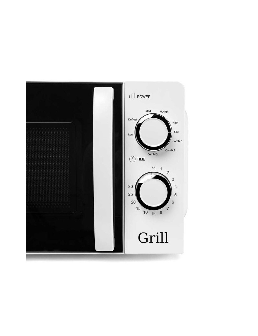 Microondas Orbegozo MIG 2130/ 700W/ Capacidad 20L/ Función Grill/ Blanco