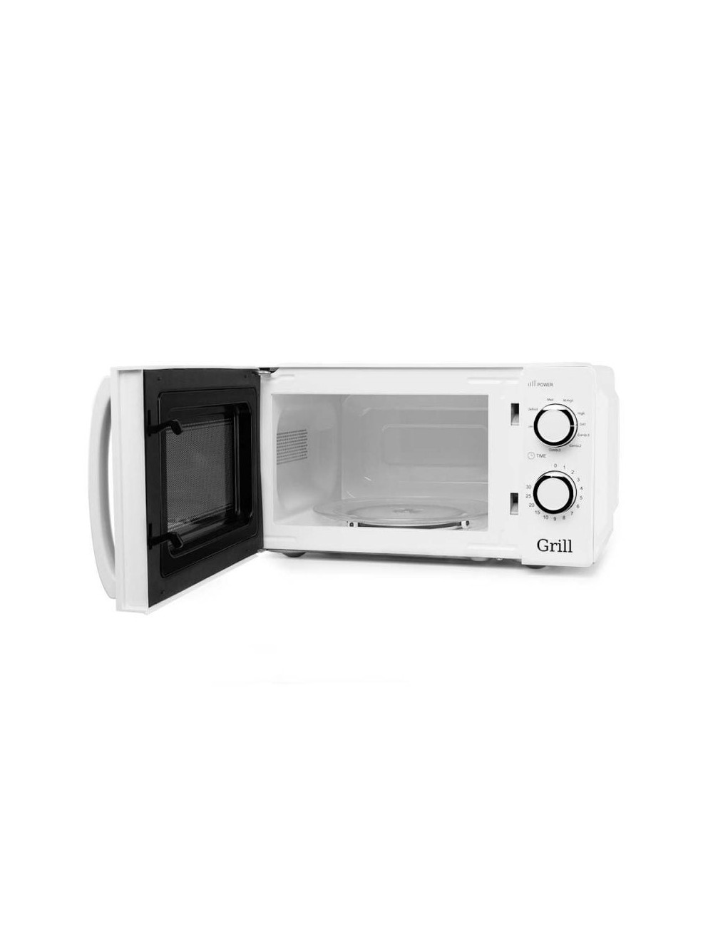 Microondas Orbegozo MIG 2130/ 700W/ Capacidad 20L/ Función Grill/ Blanco