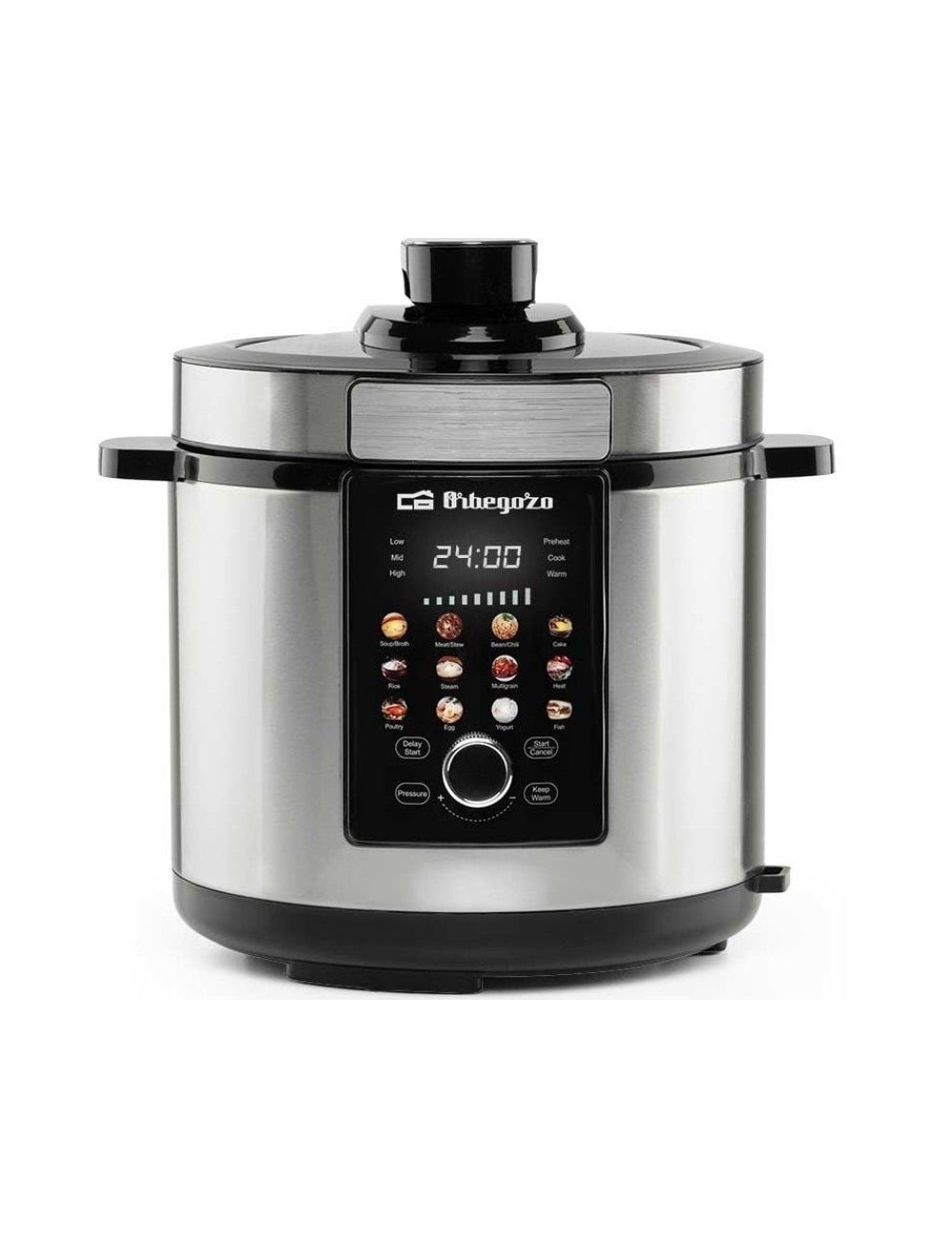 Olla Eléctrica Programable Orbegozo HPE 6500/ 1000W/ Capacidad 6L