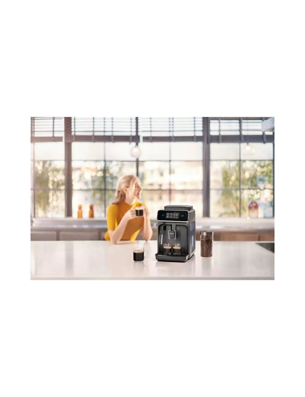 Cafetera Expreso Philips Series 2200 EP2224/10/ 1500W/ 15 Bares