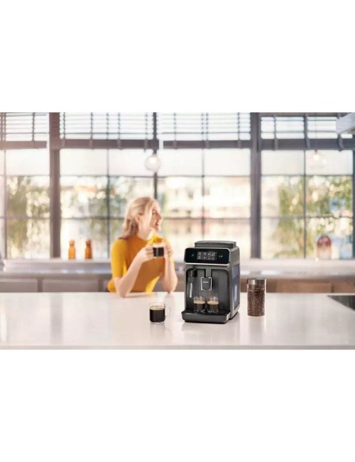 Cafetera Expreso Philips Series 2200 EP2224/10/ 1500W/ 15 Bares