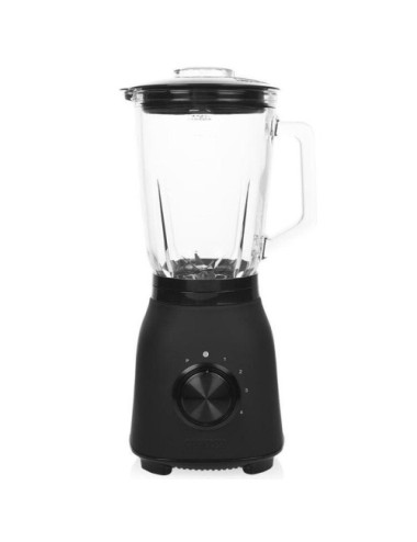 Batidora de vaso Princess Black Steel 212092/ 1000W/ 4 Velocidades/ Capacidad 1.5L