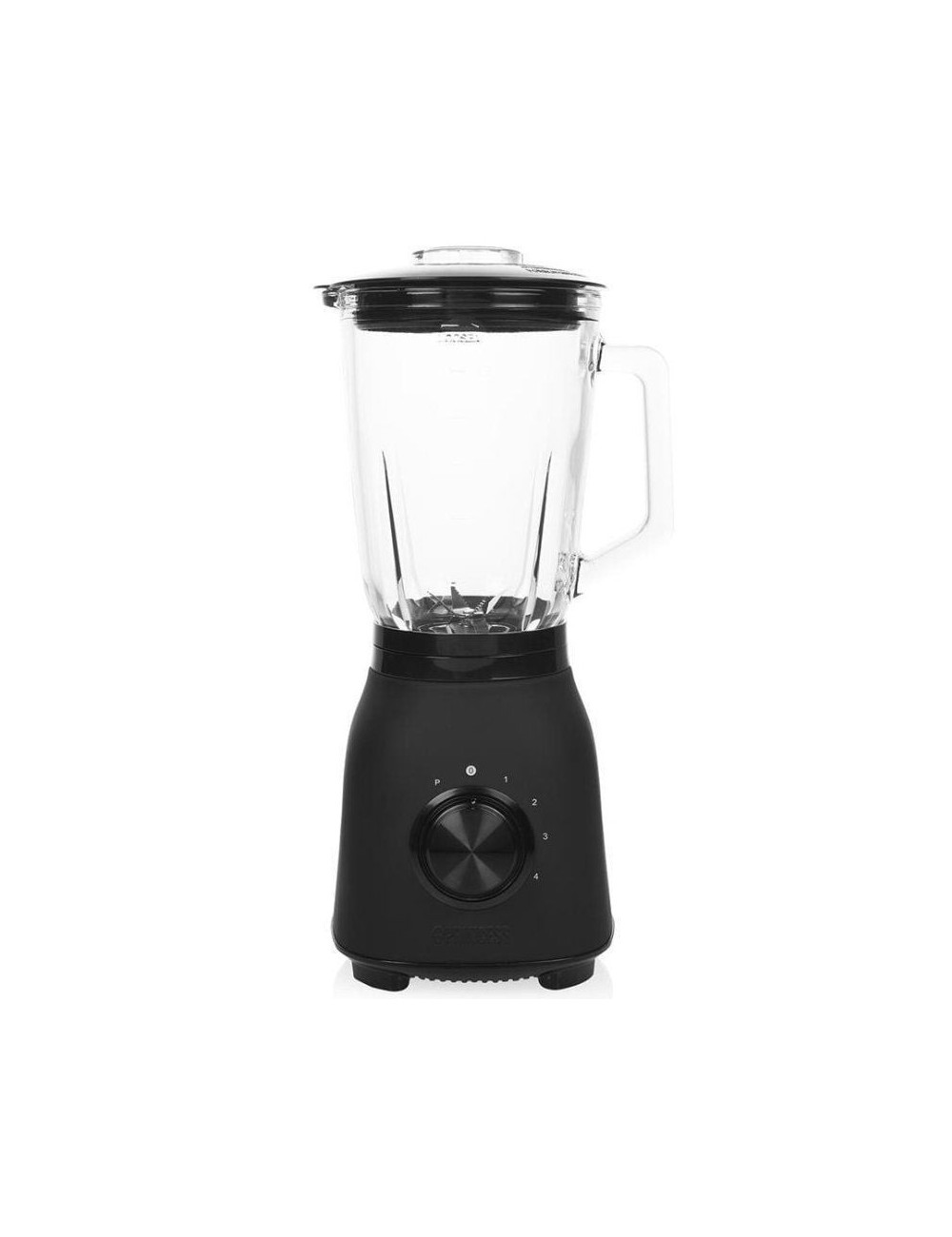 Batidora de vaso Princess Black Steel 212092/ 1000W/ 4 Velocidades/ Capacidad 1.5L