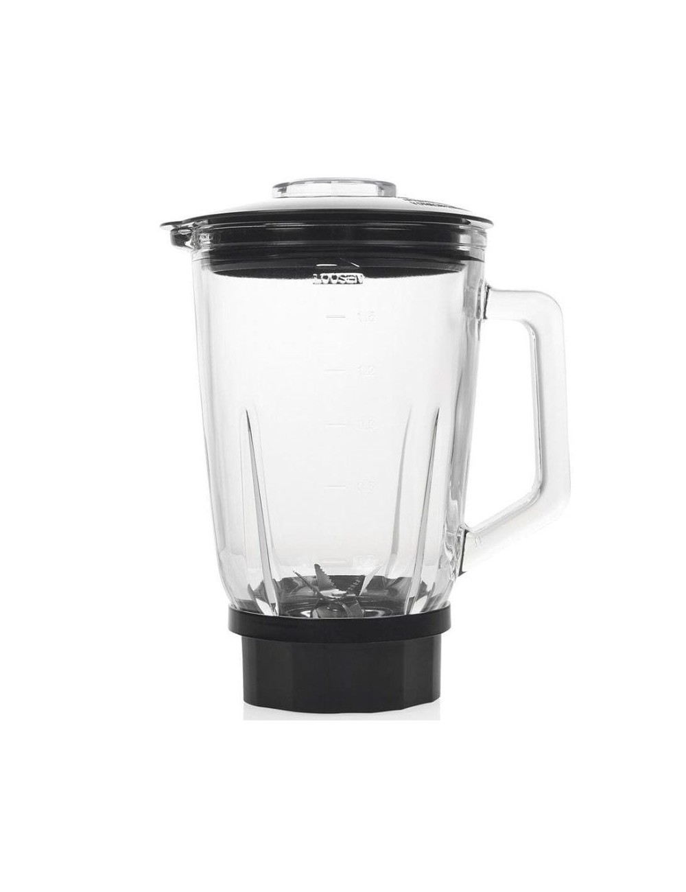 Batidora de vaso Princess Black Steel 212092/ 1000W/ 4 Velocidades/ Capacidad 1.5L