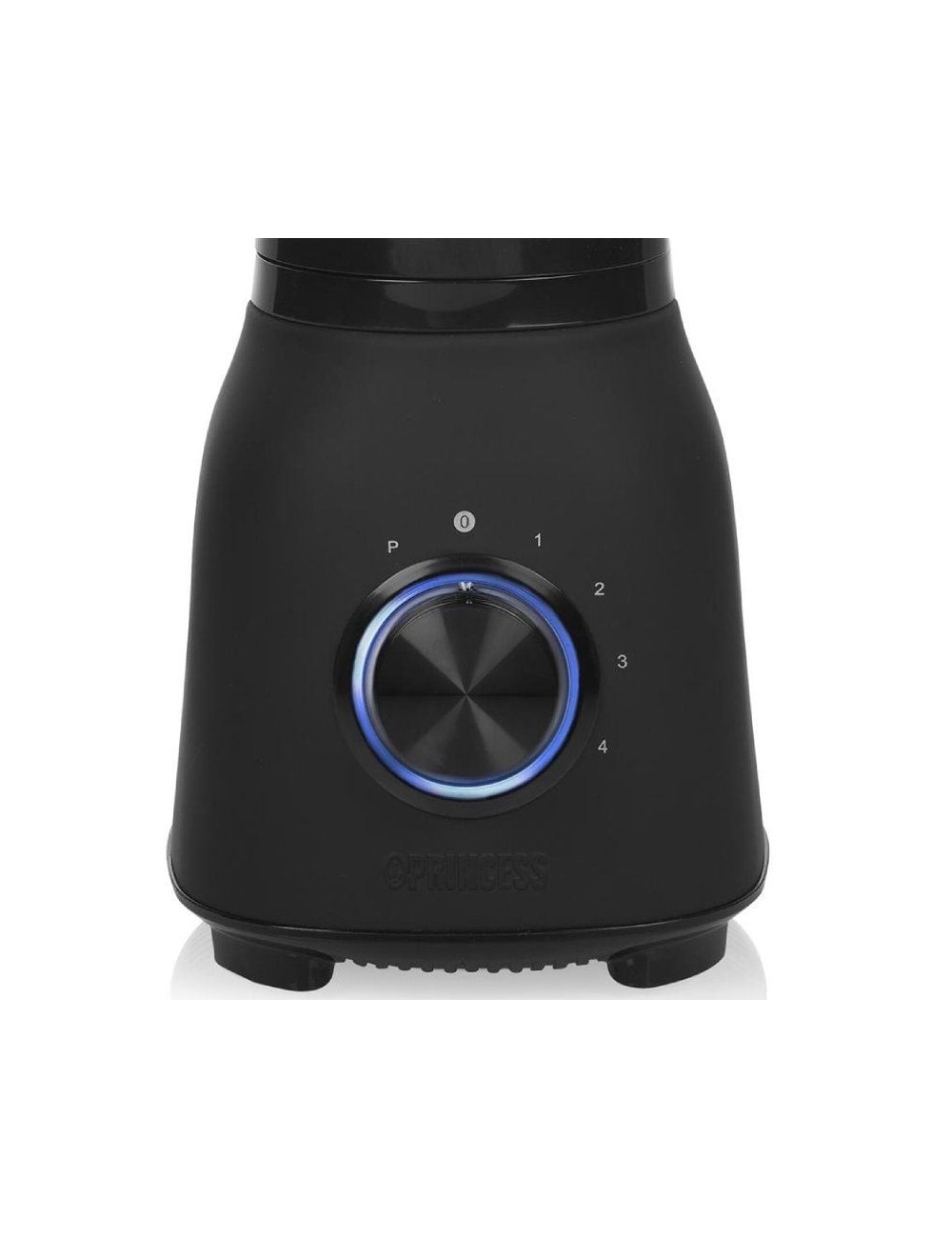 Batidora de vaso Princess Black Steel 212092/ 1000W/ 4 Velocidades/ Capacidad 1.5L