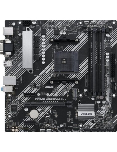 Placa Base Asus Prime A520M-A II/CSM Socket AM4/ DDR4/ PCIe 3.0/ Micro ATX